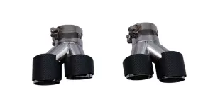 Насадки YoFer GS-380 (двойные) на выхлоп для BMW 3 G20/28 Сarbon