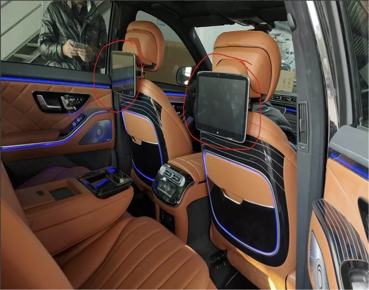 Монитор пассажиров для Mercedes-Benz W221 в стиле W223